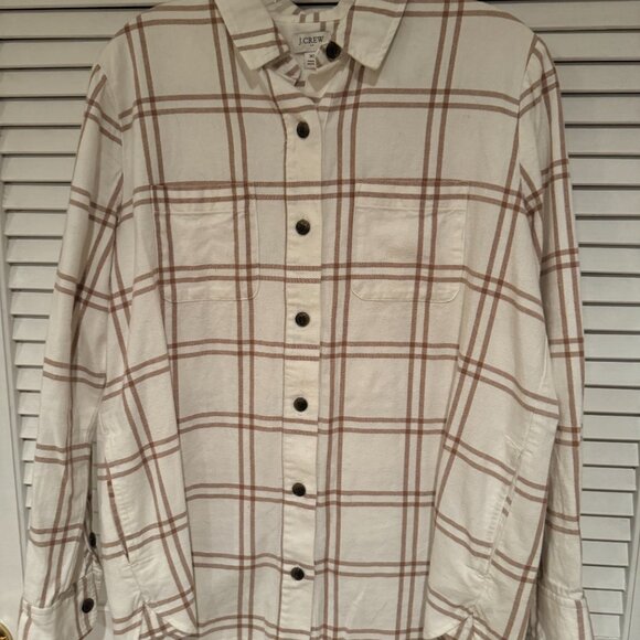 J Crew Pocket Flannel/ Shacket - Picture 5 of 6